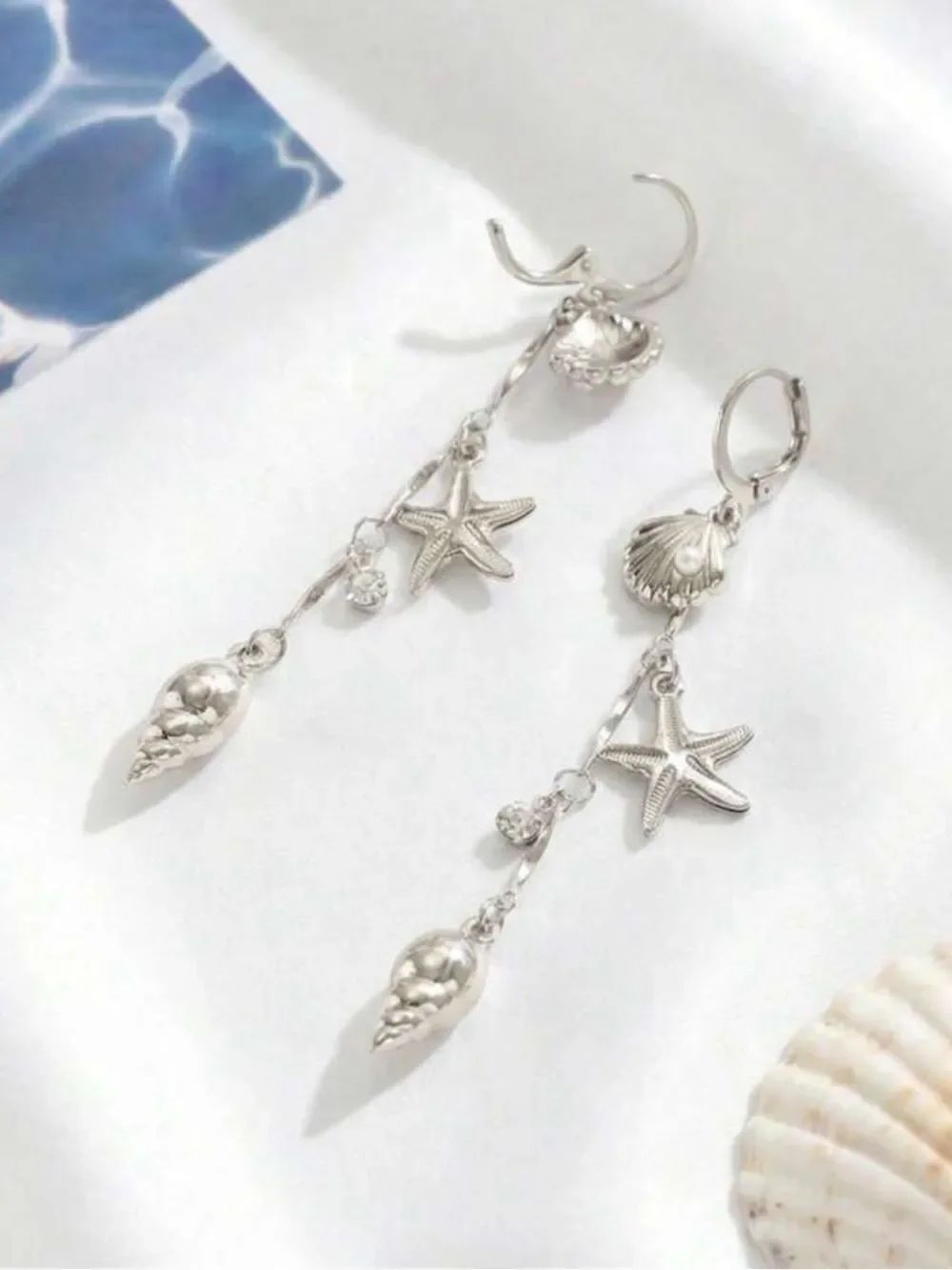 Starfish Drop Earrings #2764